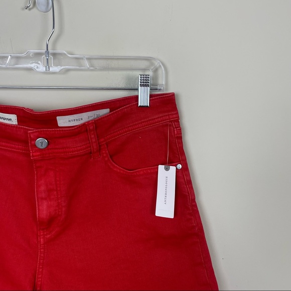 Anthropologie Pilcro Hyphen Red Rogue Shorts Size 30 | Run large - Picture 3 of 12